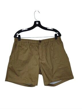 Woof Commando Shorts Men XL Khaki Olive Lined 6"  Chino Button Fly Freeball